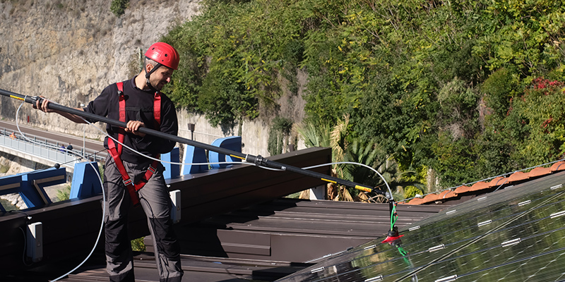 Pulizia pannelli fotovoltaici